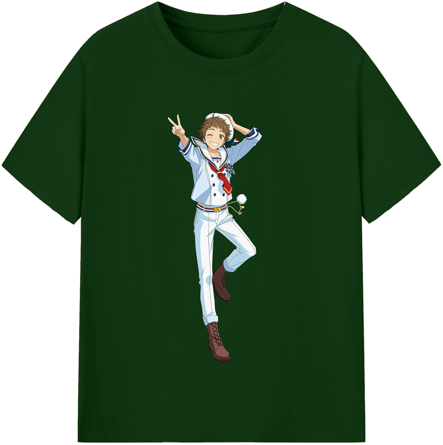 （画像用） あんさんぶるスターズ! Ensemble Stars 綿100％半袖Tシャツ（フロントプリント）